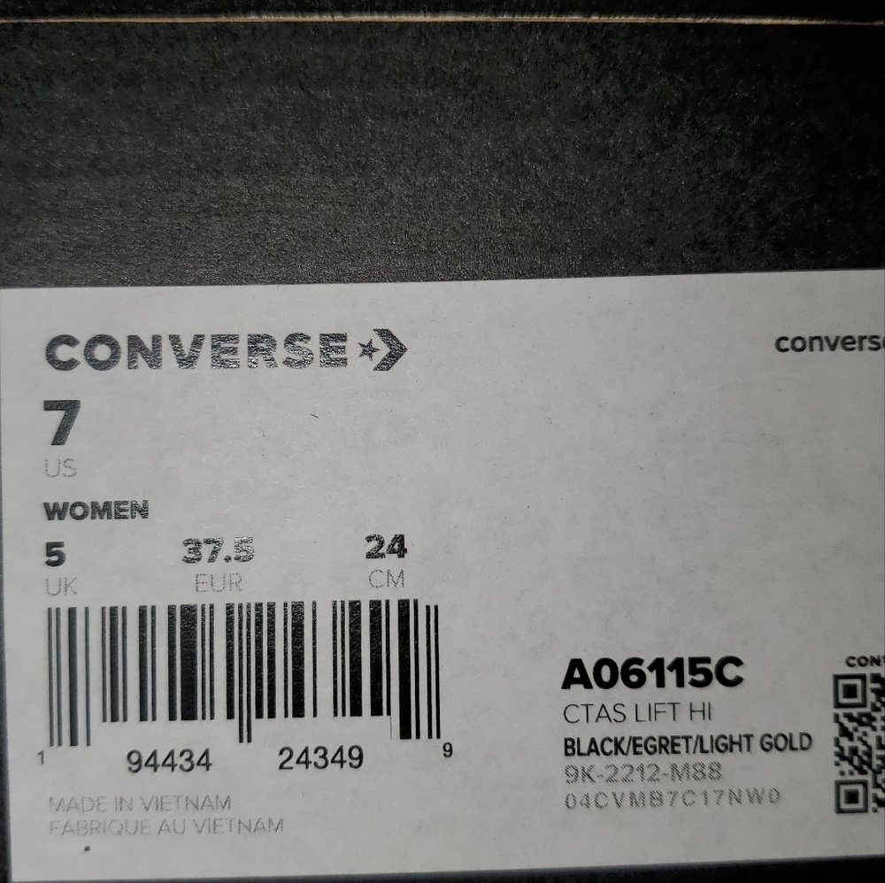 Converse CTAS Lift Hi Platform Festival Florals women's sz / A06115C - Picture 7 of 8
